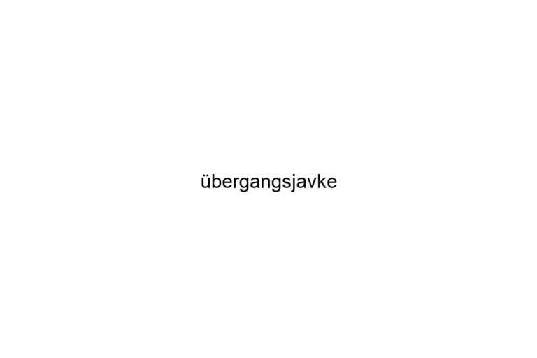 bergangsjavke