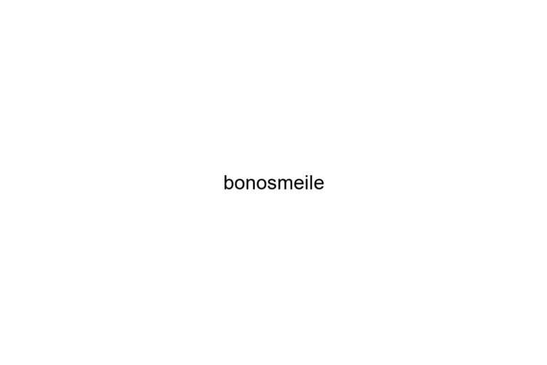 bonosmeile