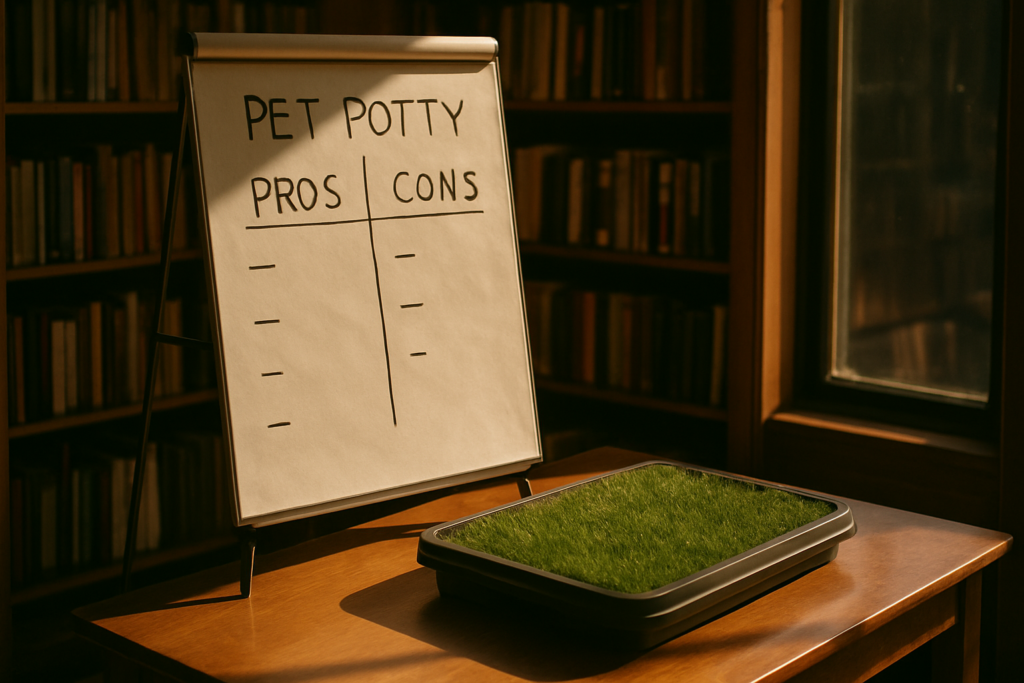 disposable pet potty pros cons