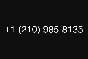 +1 (210) 985-8135