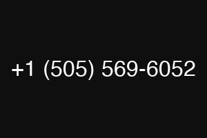 +1 (505) 569-6052