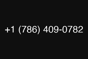 +1 (786) 409-0782
