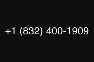 +1 (832) 400-1909