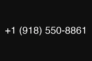 +1 (918) 550-8861