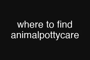 where to find animalpottycare