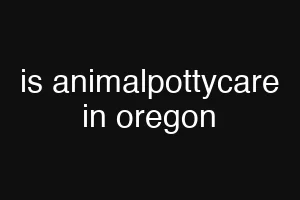 is animalpottycare in oregon